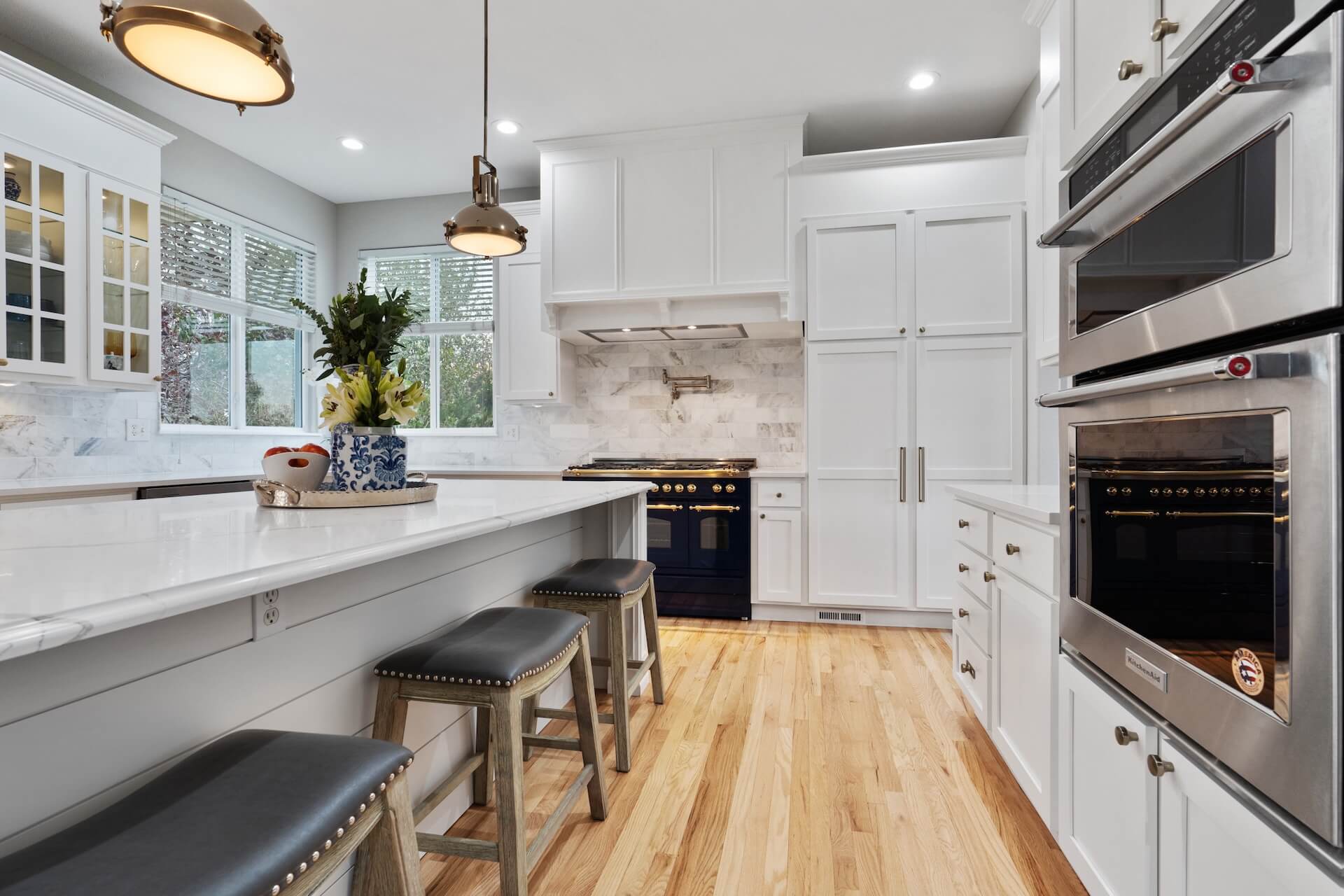 Refinished cabinetry