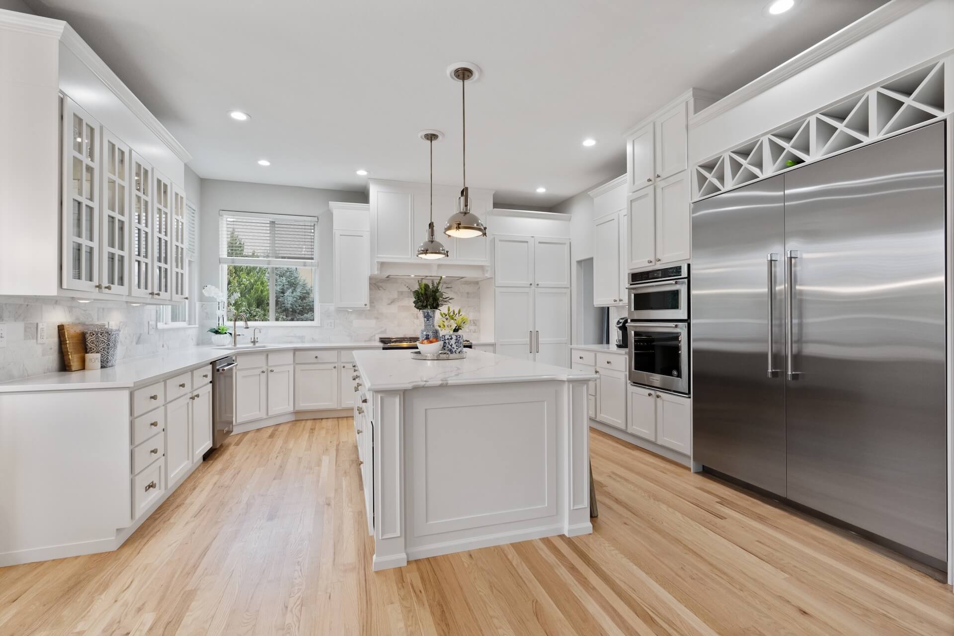 Kitchen island detail